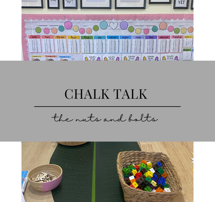 CHALK TALK  – the nuts and bolts